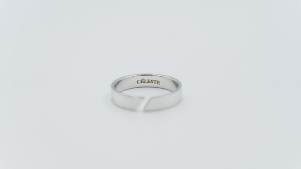 Céleste Silver Plated Unisize Ring - Afbeelding 3