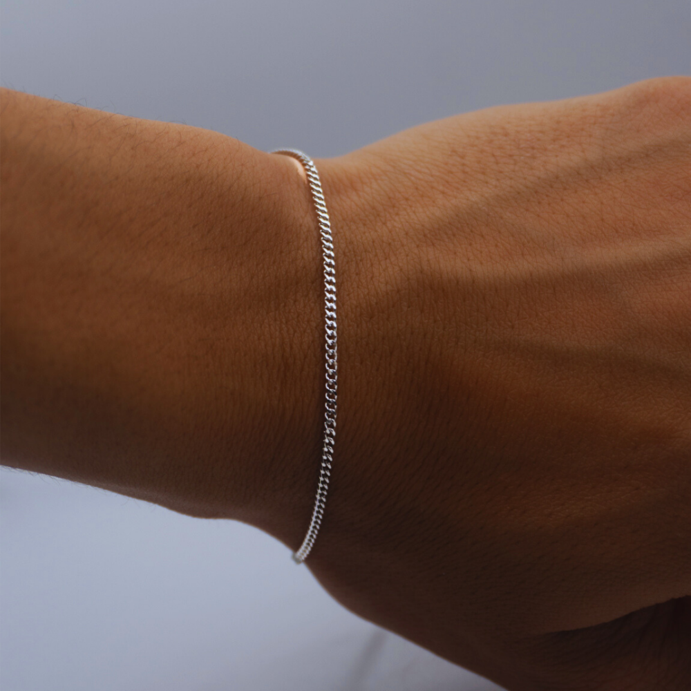 Céleste Silver Plated Tennis Bracelet
